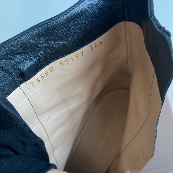 Gianvito Rossi Waterloo Camoscio Black Boots - Picture 7 of 10